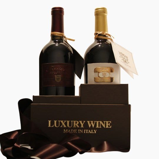 2000-2004 Tenuta Torciano Estate bottled Cave Collection "Luxury" Tuscan Blend with Luxury Brown Gift Box, Tuscany